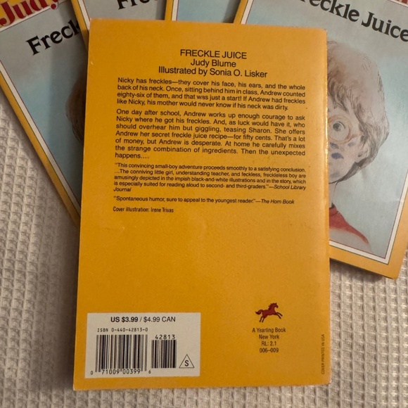 Freckle Juice – Judy Blume (Set of 5) - Picture 2 of 7